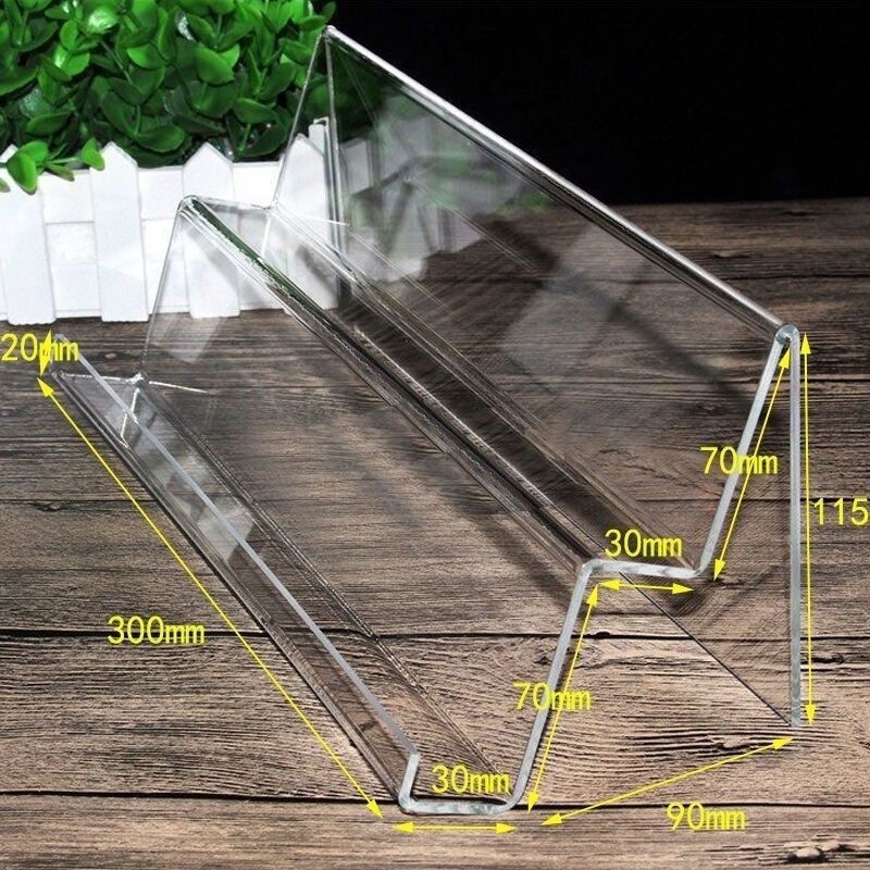 Acrylic Transparent Display Stand Wallet Stand Cosmetics Stand Mask Stand Desktop Storage Rack Ladder Stand