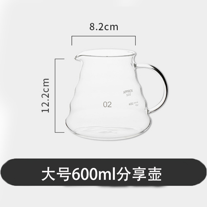 Suministro transfronterizo Juego de cafetera Yunduo Filtro de café con orejas colgantes Taza de filtro de extracción Olla para compartir café hecha a mano