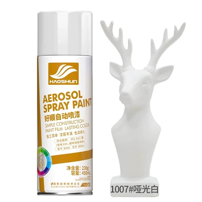 Haoshun Red Self-Aerosol Paint Touch-Up Pen – Avtomobil boyası - 1007matte-white450mlbottle