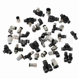 Push in Fittings Push Lock Pneumatic One Touch Air Connector