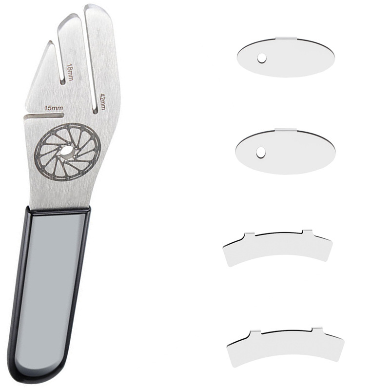 Disco de bicicleta disco de freno Reparación de reparación herramienta de corrección de ajuste disco de fricción llave de ajuste