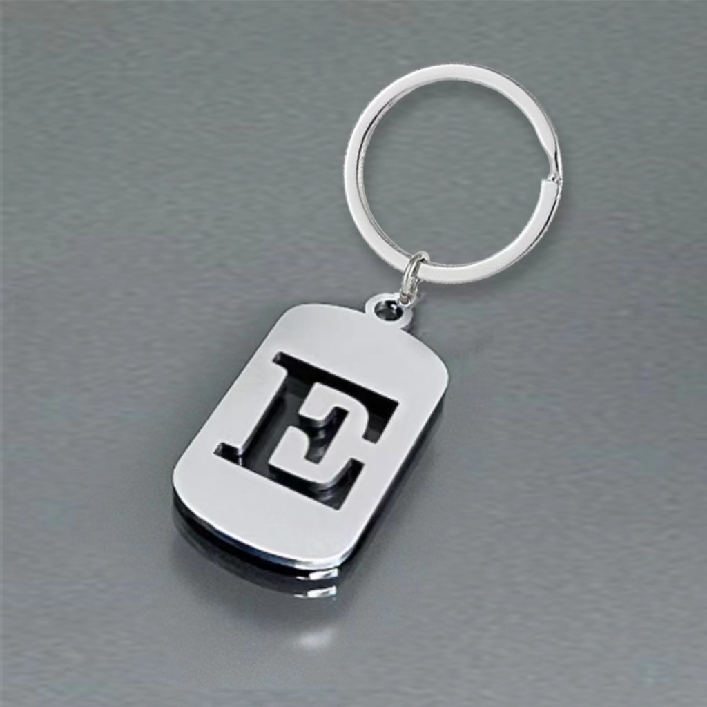 15g Weight Simple Style Letter Metal Unisex Keychain