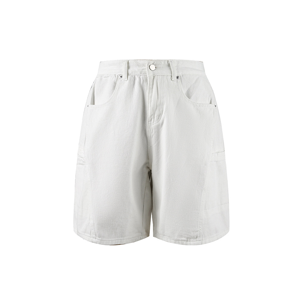 Cargo Denim Shorts Image 5