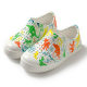 Bamboo tune children's hole shoes men's and women's children's casual breathable graffiti soft-soled beach wading sandals