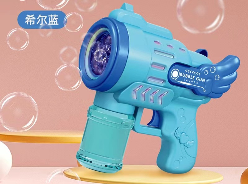 천사 자동 거품 기계 푸른 빛 + 거품 물 1 병