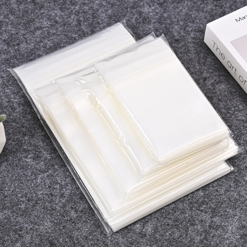 Papel de color 20 seda ultra-alta transparente CPP bolsa autoadhesiva bolsa de autosellado bolsa protectora bolsa de almacenamiento tarjeta postal escritura a5 tarjeta película