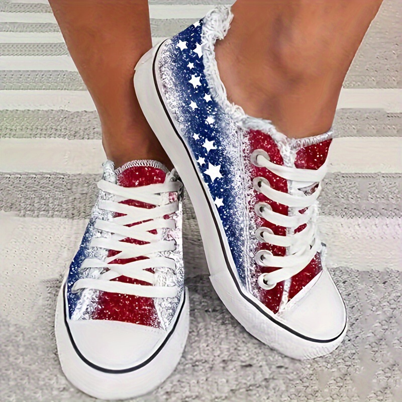 European and American Foreign Trade Large Size 2026 Starry Sky Flat Low-Top Canvas Loafers Casual Women's Shoes Round-Toe Sneakers Wholesale European and American Foreign Trade Large Size 2026 Starry Sky Flat Low-Top Canvas Loafers Casual Women's Shoes Round-Toe Sneakers Wholesale