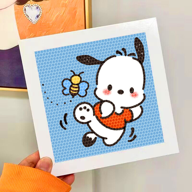 Nuevo dibujo de diamante infantil de labu diy pegatinas de diamante con marcos de fotos hechas a mano diy puzzle pegatinas de mampostería image 144