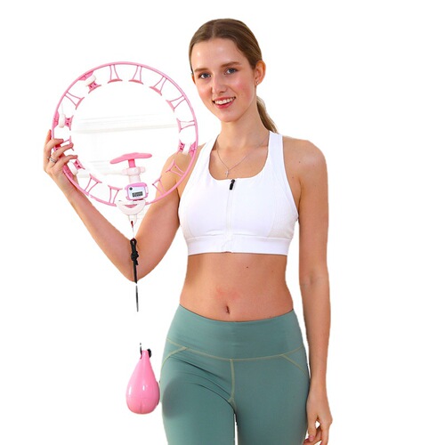 Abdominal Fat Burning Fitness Equipment for Weight Loss, Slim Waist Lazy New Detachable Weight Loss Magic Hoop with Counter