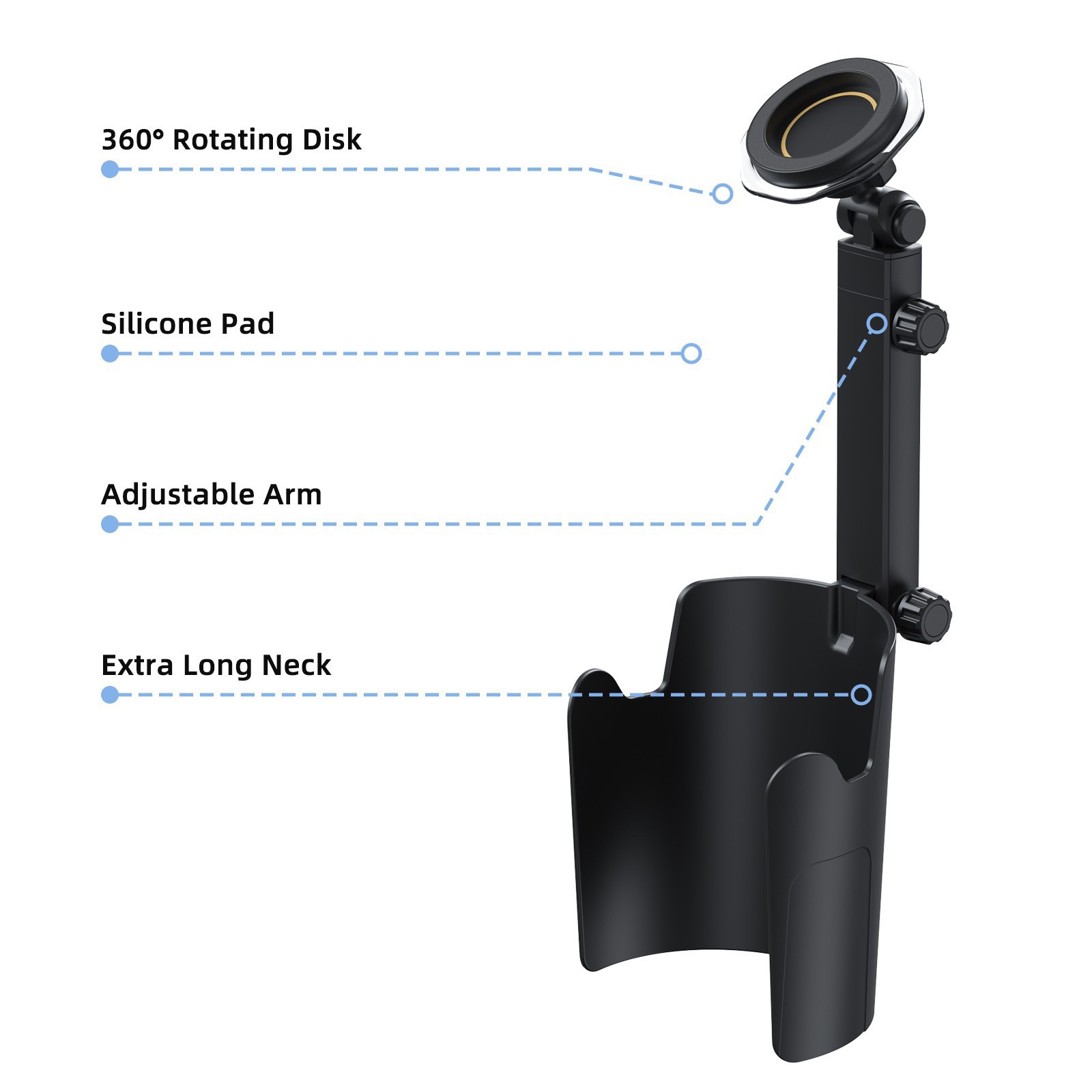 Cross-Border Car Phone Holder, Water Cup Holder, Magsafe Magnetic Navigation Holder, Multi-Functional Adjustable Car Cup Holder