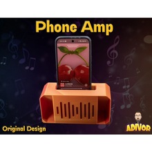 跨境新品手机被动式扬声器放大器3D打印摆件创意手机声音放大音箱