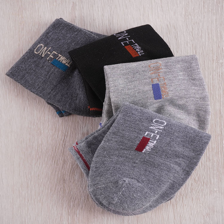 Spring New Style In-Stock Plain Color Simple Short Socks 2022 Polyester Clearance Sale Thin Casual Sweat-Absorbing Socks