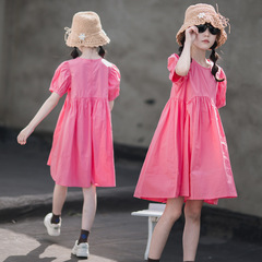 女童夏裝連衣裙夏季兒童公主裙子夏款洋氣2023新款韓版大童裝女孩