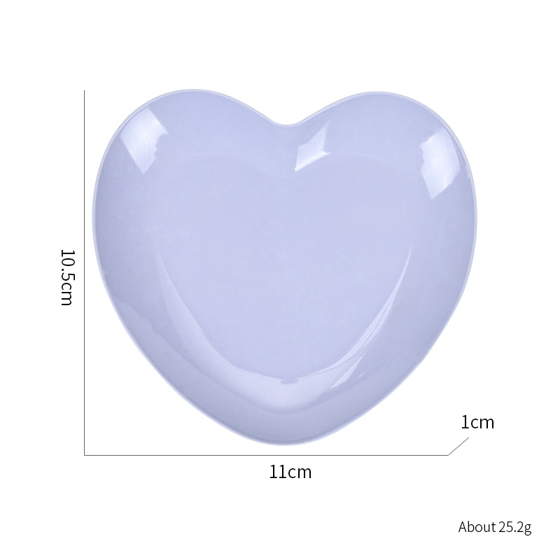 Heart-shaped tray-romantic purple