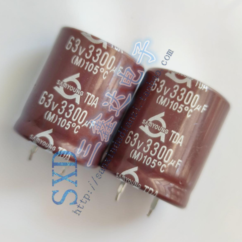 63V3300UF 3300UF63V全新进口韩国音频滤波 电解电容 25X30