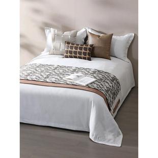 Modern Simple Luxury Style Brown brown Nine-piece Bedclothes Hotel Homestay Sales Model Room Villa Special for Soft Clothes