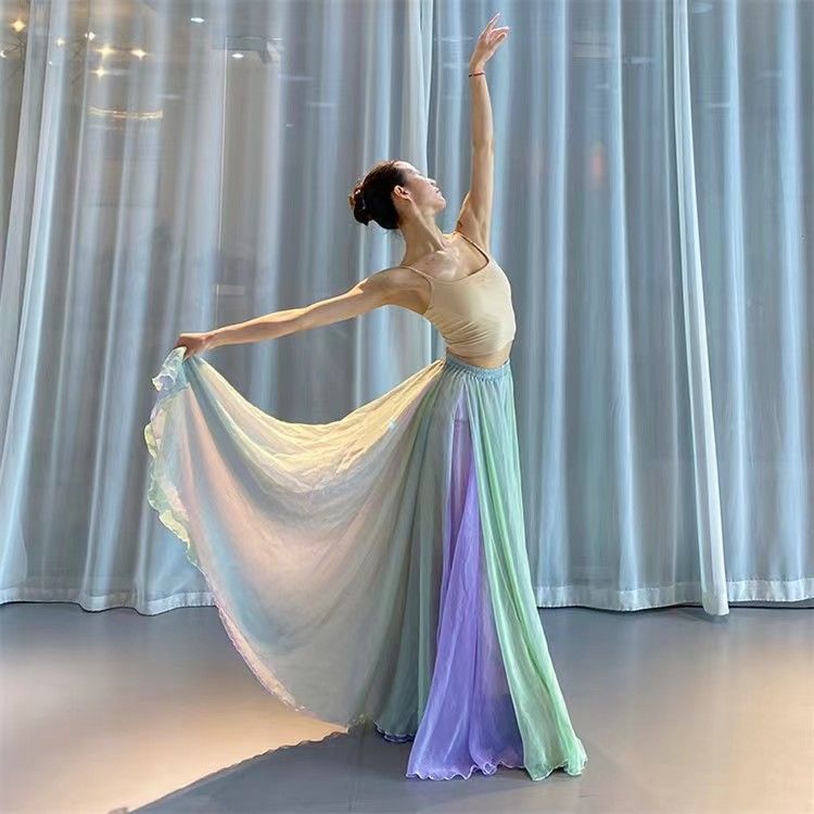 Black Moon Light Dance Classical Dance State Wind Double -layer…