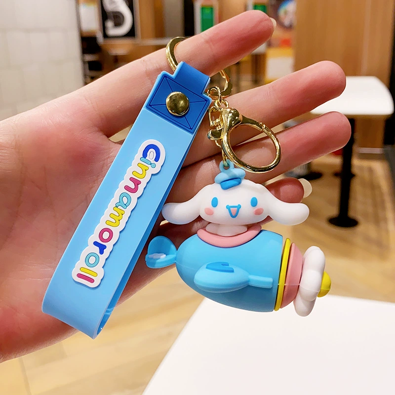 Кулон на брелке (Sanrio) Набор милых силиконовых подвесок — мягкие резиновые талисманчики, подарок на день рождения, различные персонажи