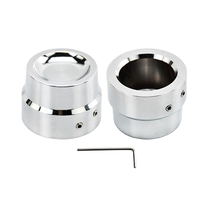 Motorcycle modification accessories Harley XL883/1200 Motosiklet ləvazimatları və aksesuarları - rc-plating-front-axle-cover-2pcs-without-logo
