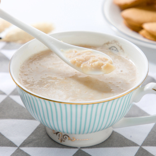 Everyone Happy Golden Oats Cereal Breakfast Milk Nutritional Calcium Added Instant Mixable Drinkable Ready-to-Eat Small Bag Packaging