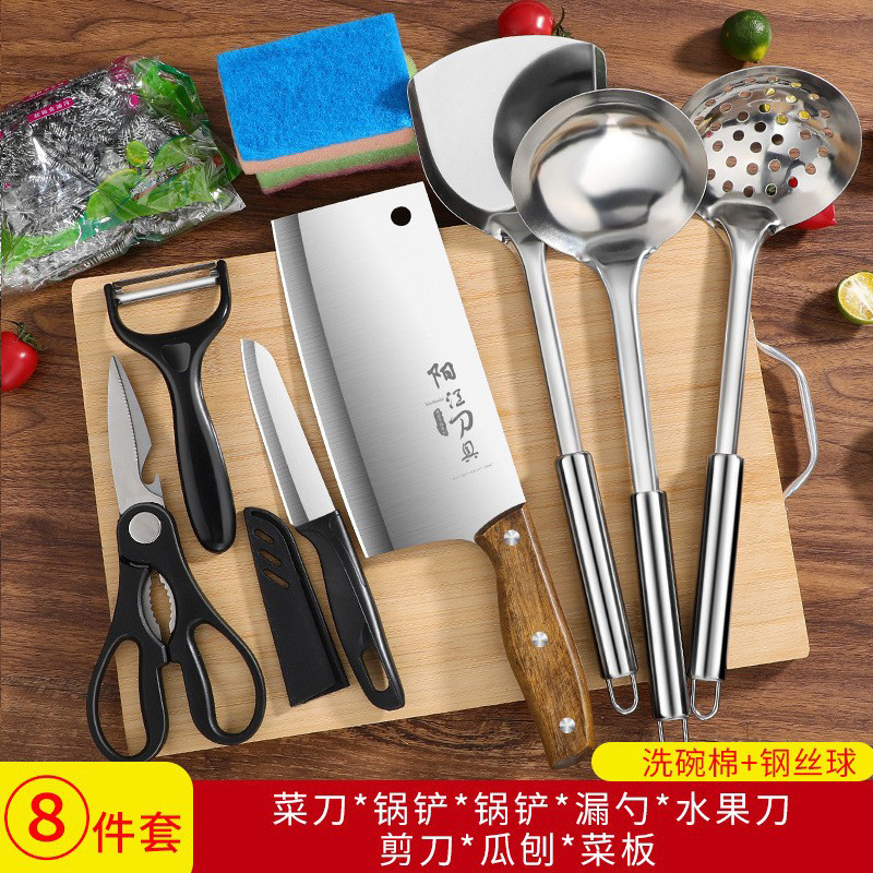 Cortar y cortar cuchillo de cocina antiguo cuchillo de corte de huesos de doble propósito cuchillo de corte de carne doméstico método de corte de carne frutas forjadas a mano Longquan