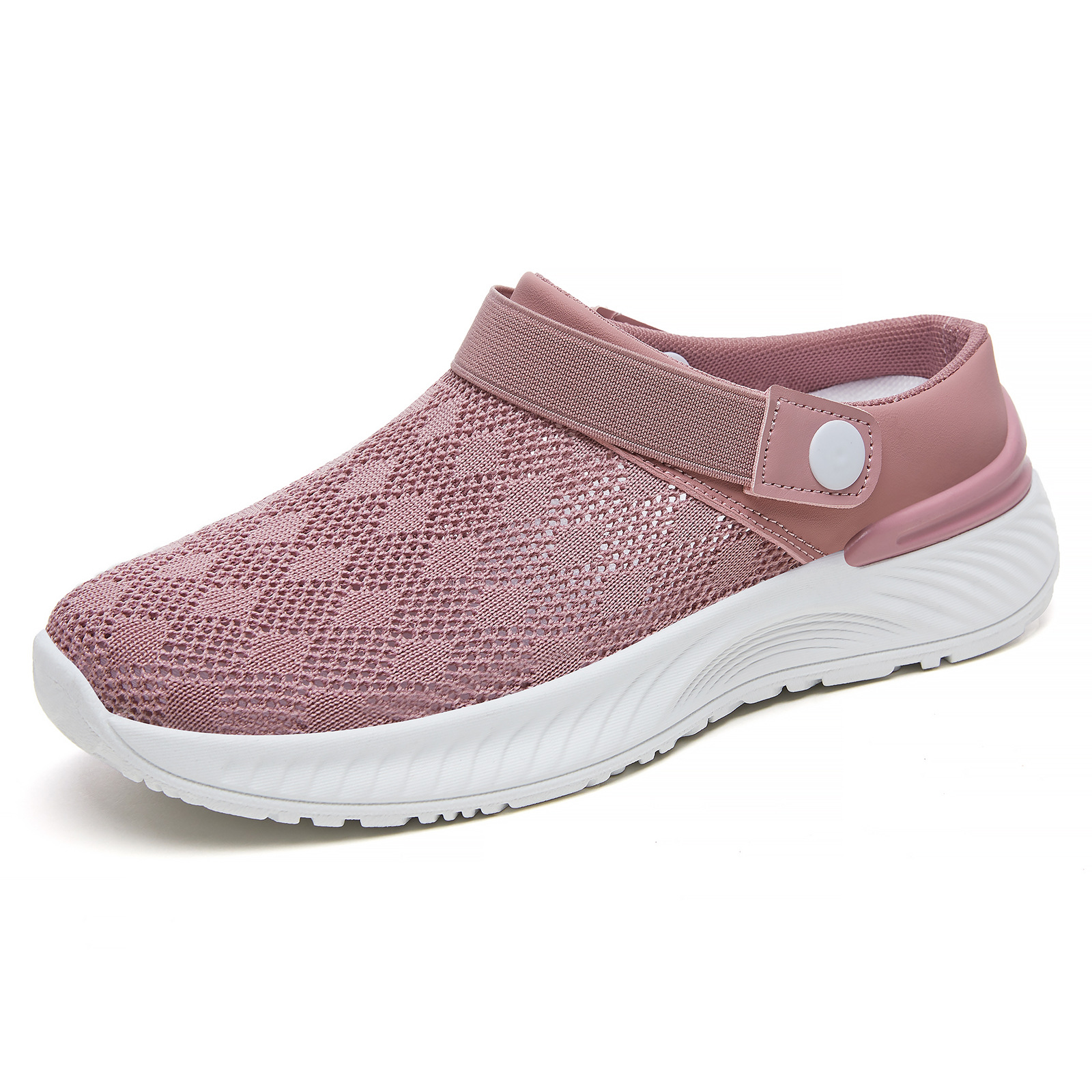 por Jin Seyuan| Zapatos de mujer medio trapezo transpirables zapatos casuales zapatillas ligeras cómodas para salir con zapatos de malla de moda image 7