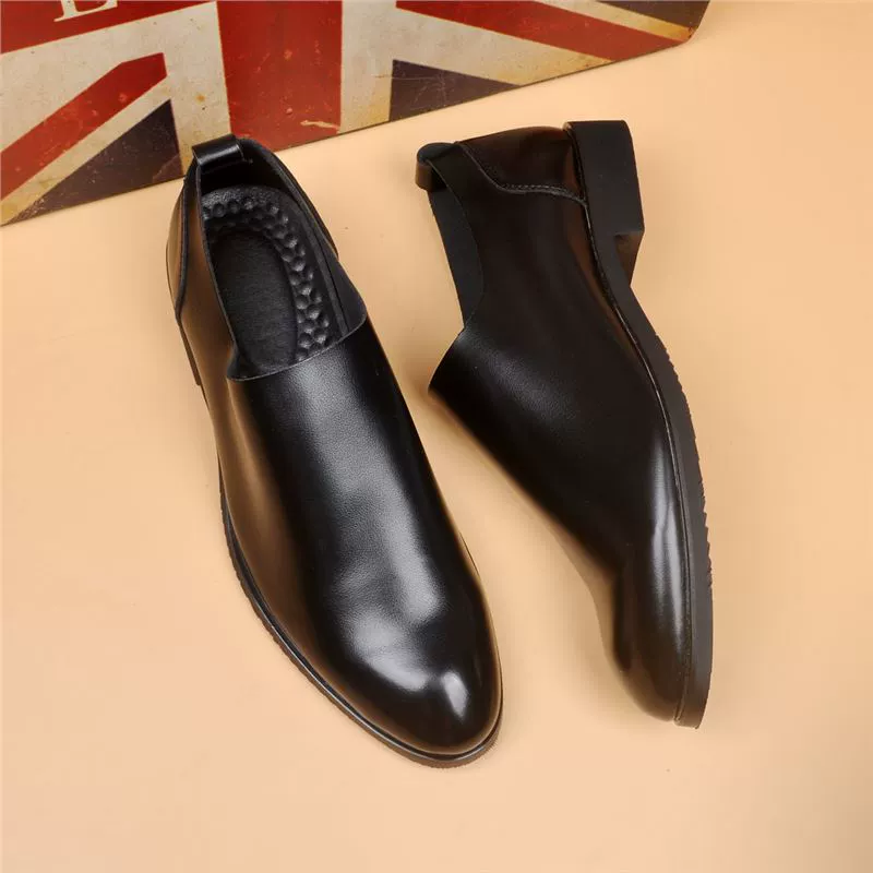 Летняя дышащая мужская деловая повседневная кожаная обувь с мягкой кожей на мягкой подошве для комфорта