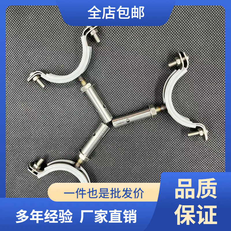 不锈钢管卡管夹抱箍排水管固定管码4分6分1寸管大号给水管定配件