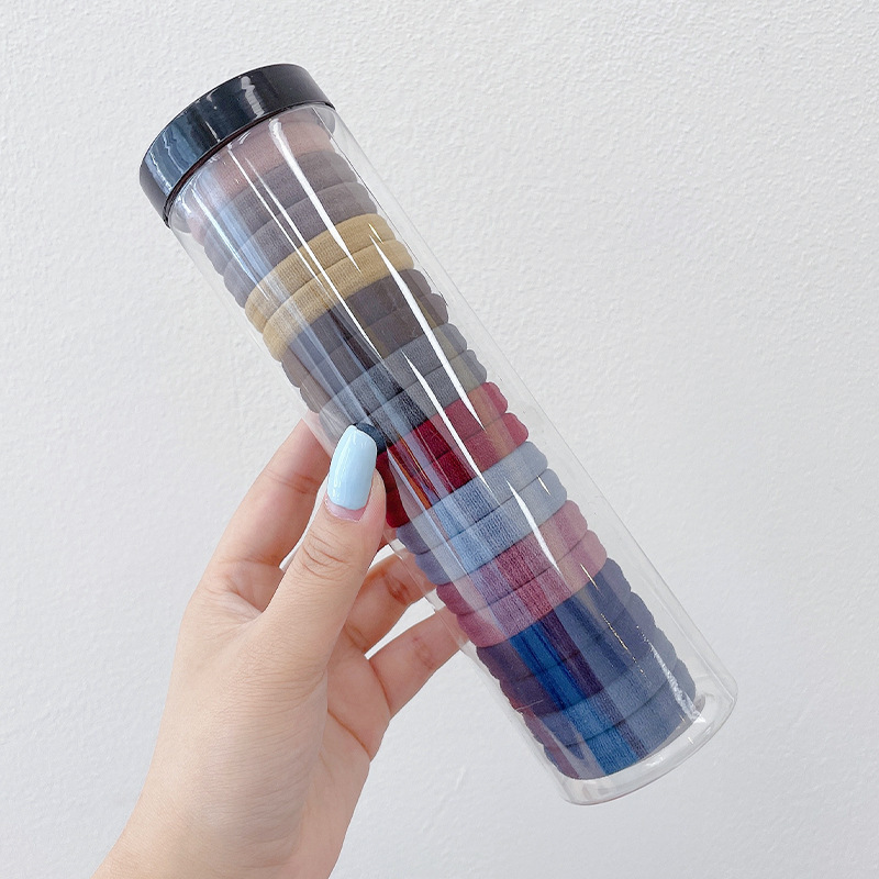 Cuerdas de cabello de cola de caballo de alta elasticidad, banda de goma duradera, anillo de cabello de mujer, 2025 nuevo toque de cabello de primavera y verano de alta gama