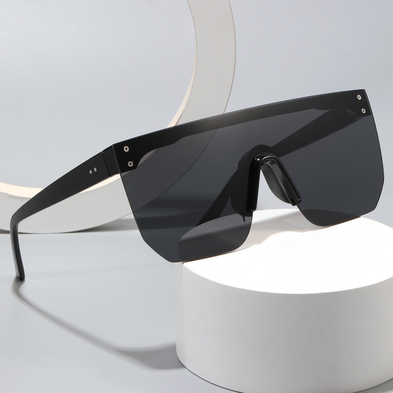 2024 Marco grande para mujer de nueva exportación integrado para gafas de sol sin marco para hombre_voghion.com