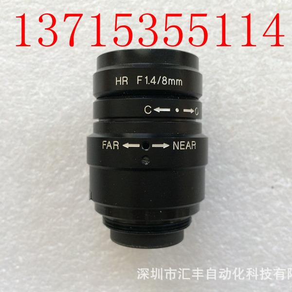 HR F1.4/8MM MADE IN JAPAN FAR→NEAR 工业相机镜头CA-LH8基恩士
