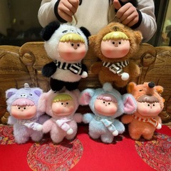 かわいいビニール女装人形ペンダントぬいぐるみ人形バッグペンダント人形キーホルダー人形