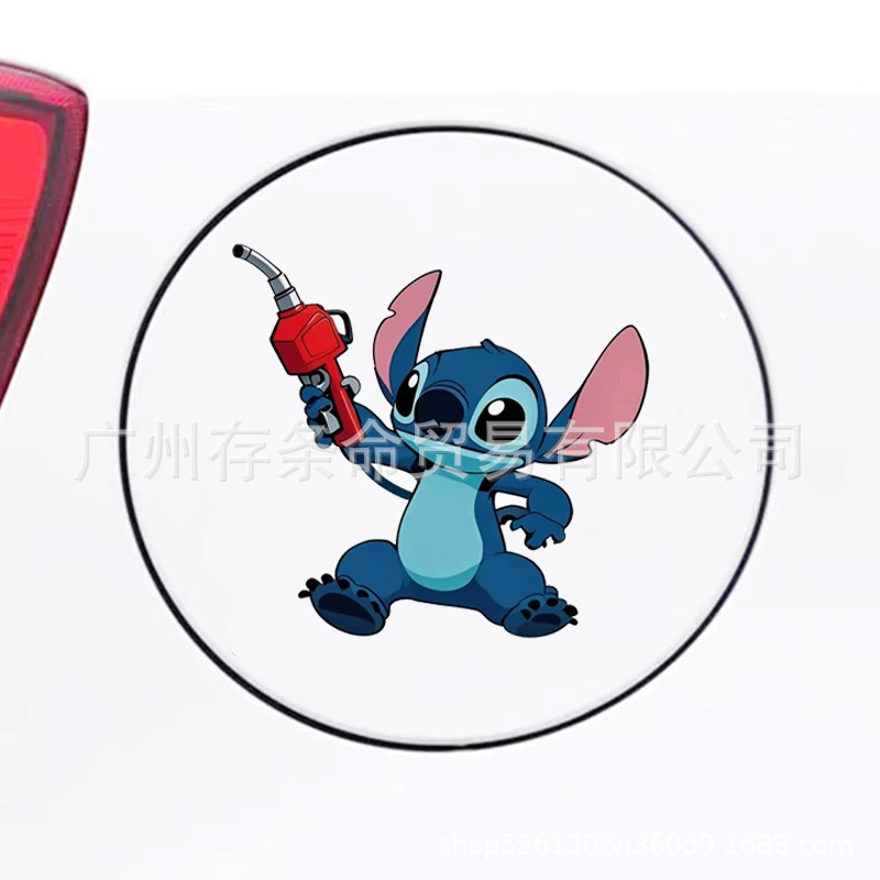 Внешняя торговля [горячий экспорт] Наклейка с мультяшным стежком для автомобиля, наклейка на топливный бак, экологически чистая декоративная наклейка из ПВХ