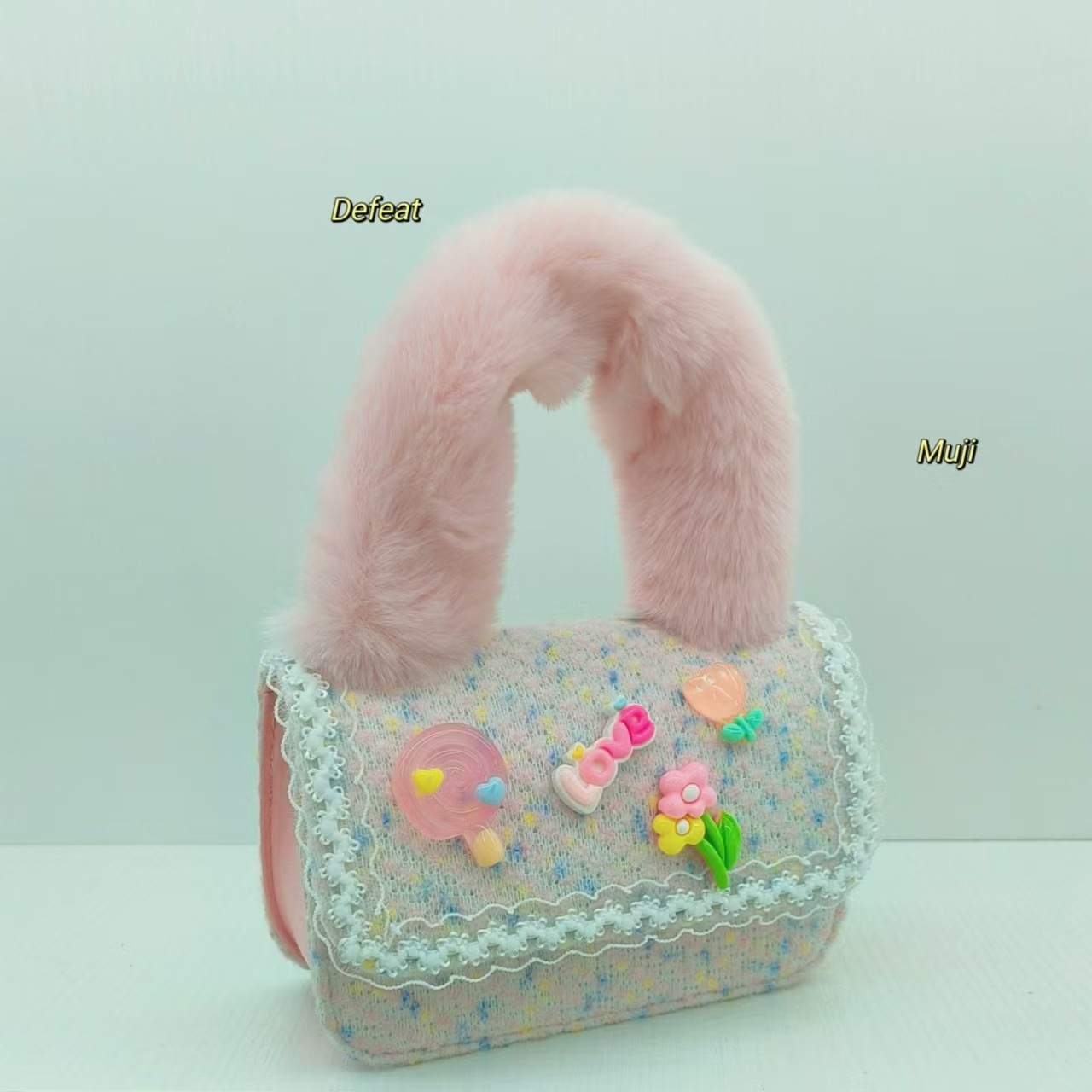 Bolso de peluche, bolso de hombro, bolso de mochila, bolso de cambio, bolso de accesorios, bolso de princesa, bolso de niños al por mayor