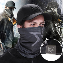 看门狗Watch Dogs 周边 Aiden帽子 围巾 面罩 口罩 Cosplay Scarf