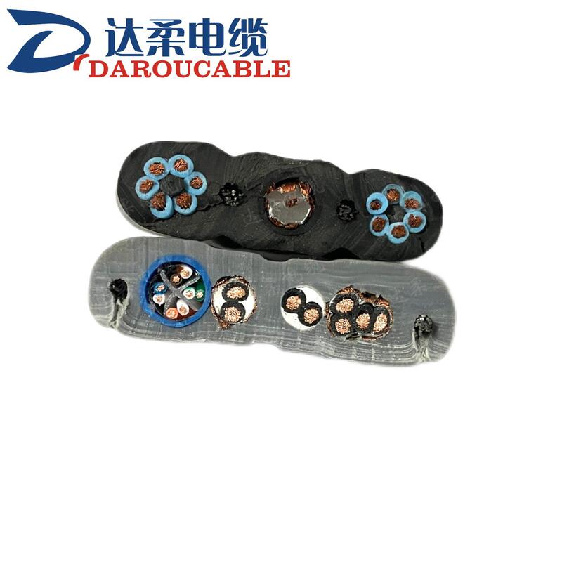 Darou direct sales six-class elevator network cable elevator special combination flat cable tensile wear-resistant twist-resistant oil-resistant Darou direct sales six-class elevator network cable elevator special combination flat cable tensile wear-resistant twist-resistant oil-resistant