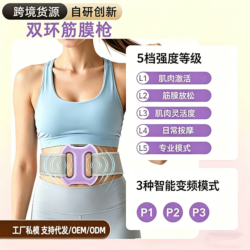 «Кросс-бордерная торговля»], but we must translate: The instruction: avoid words like wholesale, cross-border or marketplaces. The input contains (Cross-border trading), handheld massager full body, new collection. We should output Russian translation preserving format: [Type of product] + [Brand] + [Model] + [1–2 key product features]. However there is no Brand/Model. We should approximate: