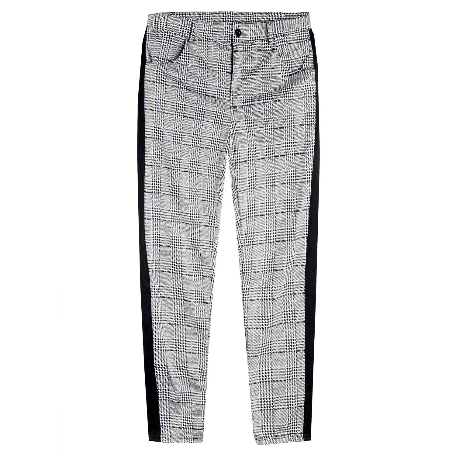 Casual broek heren - geruite broek in streetwear stijl_voghion.com