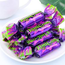 俄羅斯風味紫皮糖國產果仁夾心巧克力酥糖喜糖年貨糖果批發源工廠