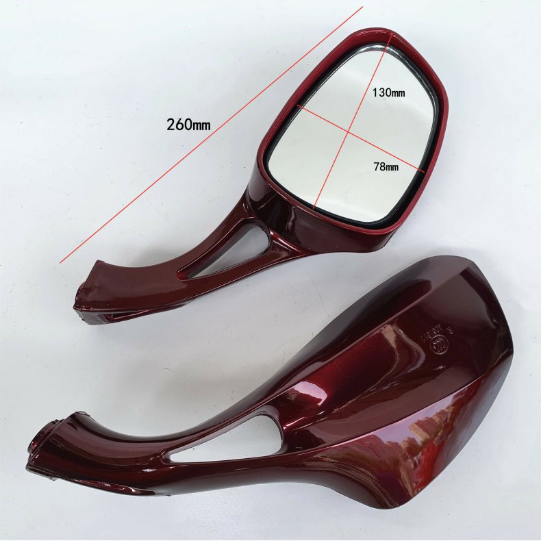 Motorcycle Scooter Electric Vehicle Zhongsha Wuyu Princess Reversing Mirror Reflective Mirror Rearview Mirror Blue Star One Pair Price