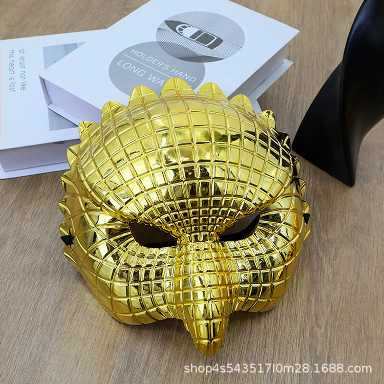 Ventas transfronterizas de Halloween leones y leopardos galvanizados props de simulación de animales de baile disfraz cos máscara