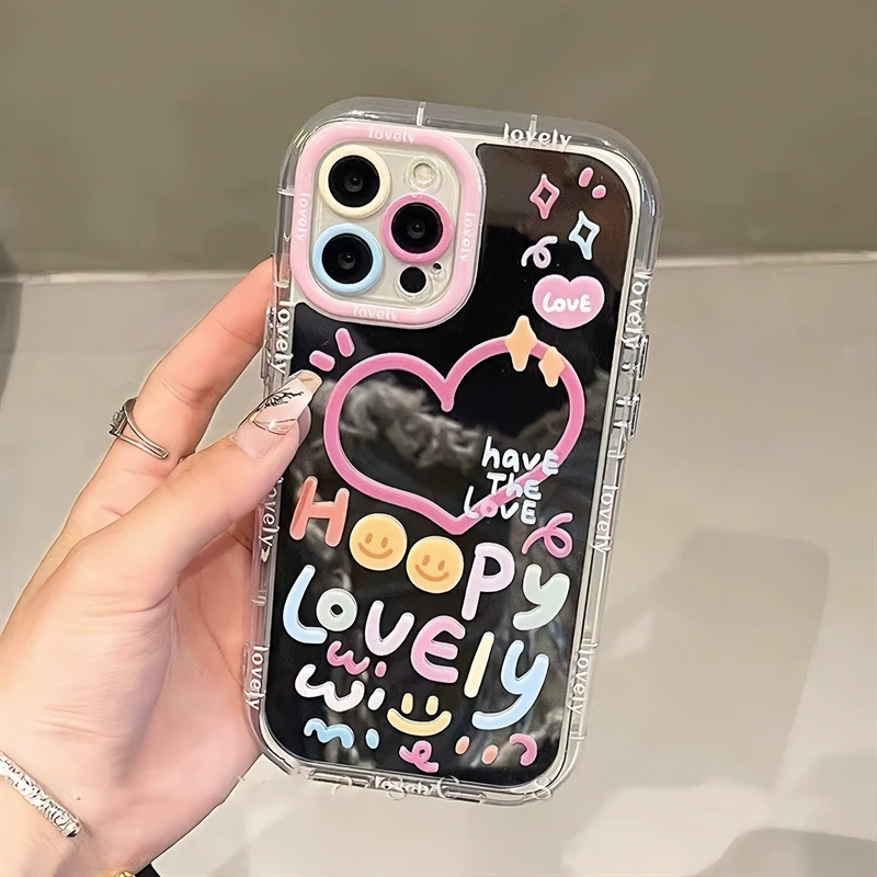 Apple, совместимый iPhone 14, милый чехол с эффектом зеркала, iphone, 15promax
