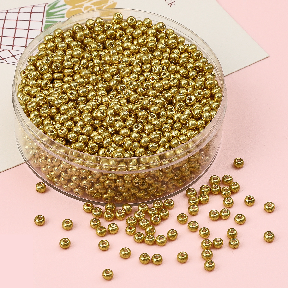15g Weight Beads Jewelry Making Type Diameter 3mm, Diameter 4mm Jewelry Making Size DIY Jewelry Accessories Classification Less than 1mm Hole Size 1 Set Quantity Glass Material Solid Color Pattern Simple Style Style 1 Set Diameter 3mm Diameter 4mm Less Than 1mm Glass Solid Color DIY Jewelry Accessories Beads 6