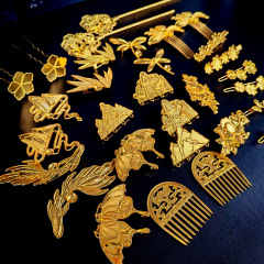 非遺留螺アクセサリーブローチ蝶ヘアピン髪櫛材料貝殻団建手作りDiy髪飾り胚