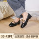 Widened Plus Fat 2025 Mary Jane Shoes Women's Spring New Breathable Lightweight Wide Fat Foot Shoes Small Leather Shoes Casual
