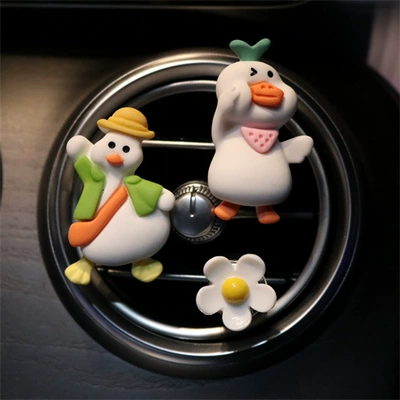 Other Automotive Interior Supplies: conditioning aromatherapy clip car perfume - floral-notes-refueling-duck-tuyere-package-combination-11