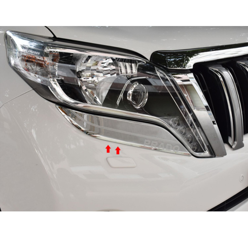 Dedicated to 2014-2017 Toyota bully taillight decorative frame Prado Prado lamp frame fog lamp cover abs