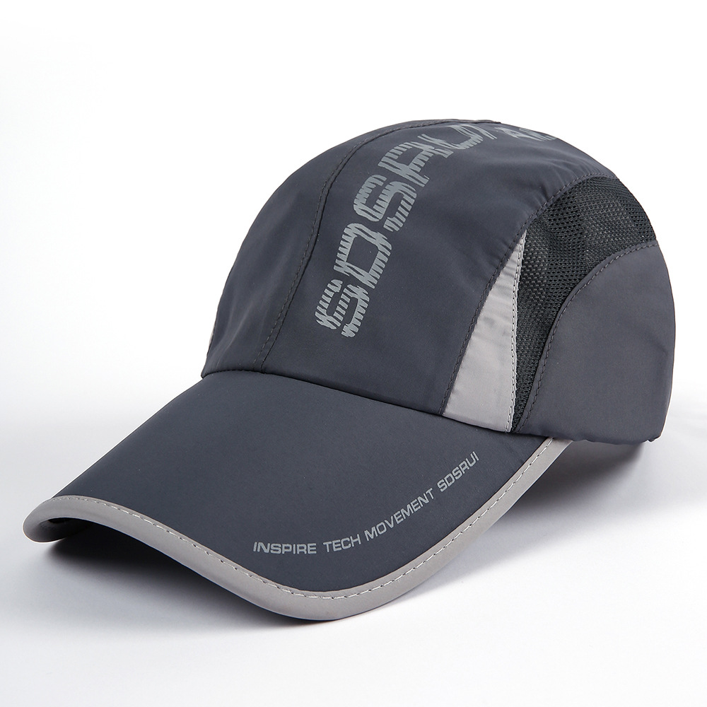 Sombrero de los hombres de verano delgado de secado rápido de protección solar sombrilla gorra de béisbol de verano ocio al aire libre pesca transpirable sol gorra