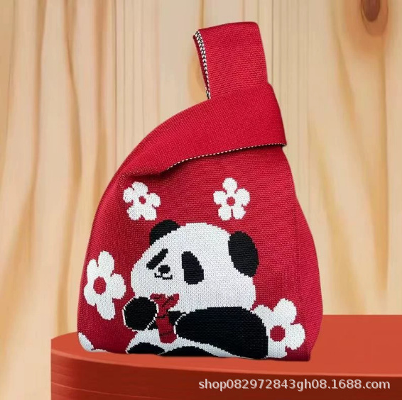 Panda Huahua red mini version