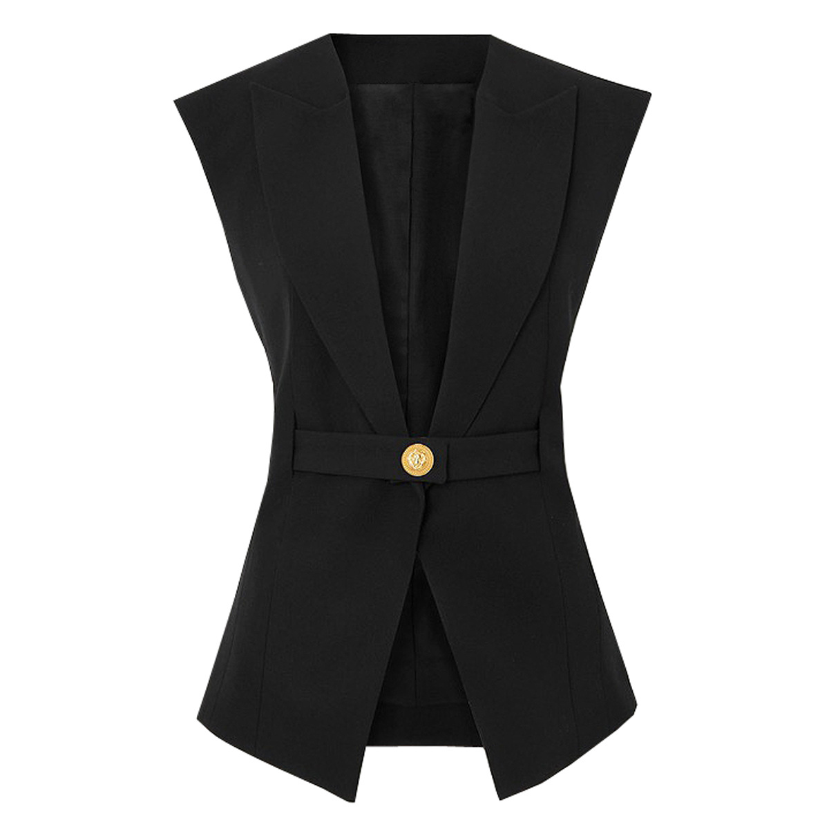 Women's Clothing fashion high end belt sleeveless slim temperament commuting women's suit vest vest female_ecoleips.com